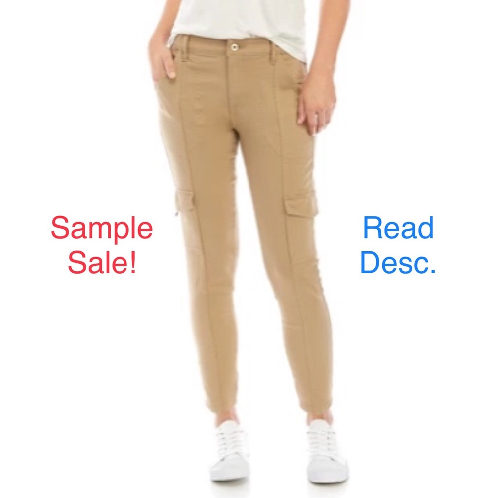 *SS* Tommy Hilfiger Camel Skinny Cargo Pants